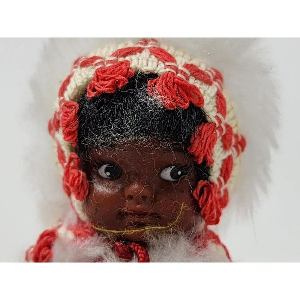 Vintage Teepee Handcrafts Limited Made In Canada Eskimo‎ Doll